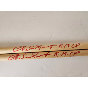 Chad Smith Red Hot Chili Peppers Drumstick signed with proof