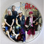 Load image into Gallery viewer, AC/DC Angus &amp; Malcolm Young, Cliff Williams one-of-a-kind drumhead signed with proof
