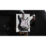 Load image into Gallery viewer, The Moody Blues Justin Hayward John Lodge Ray Thomas  electric guitar signed with proof
