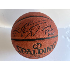 Los Angeles Lakers Kobe Bryant Spalding NBA basketball signed and inscribed 2009 Finals MVP