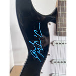 Load image into Gallery viewer, Noel &amp; Liam Gallagher Oasis One-of-a-Kind full size electric guitar signed with proof
