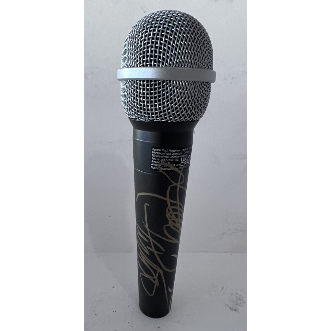 Dolly Parton and Kenny Rogers microphone signed with proof