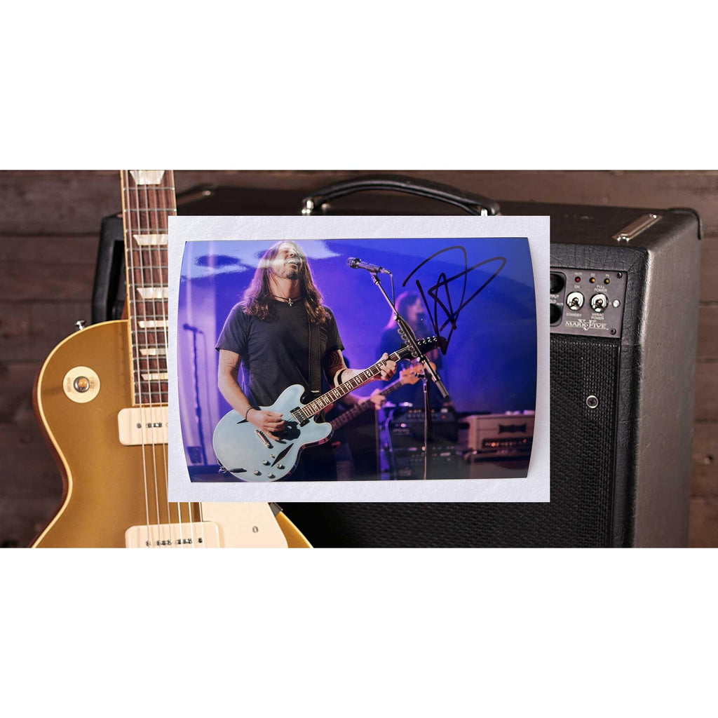 David Grohl Nirvana Foo Fighters 5x7 photograph signed with proof