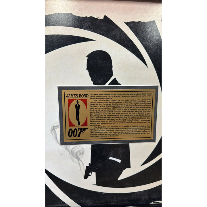 James Bond 007 11x14 photo Sean Connery, Roger Moore, Pierce Brosnan, George Lazenby, Timothy Dalton, Daniel Craig signed with proof