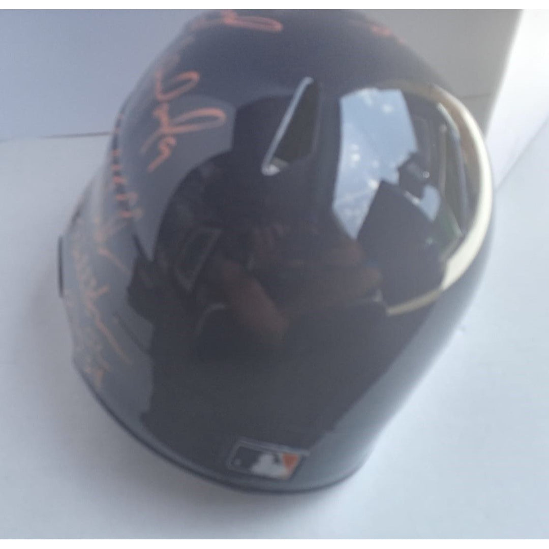 Houston Astros Jose Altuve Justin Verlander George Springer 2016 World Series champions team signed batting helmet