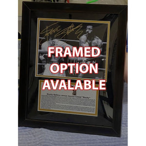 Muhammad Ali and Michael Jackson eight by ten photo signed with proof