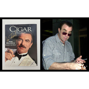 Tom Selleck Cigar Aficionado full magazine signed