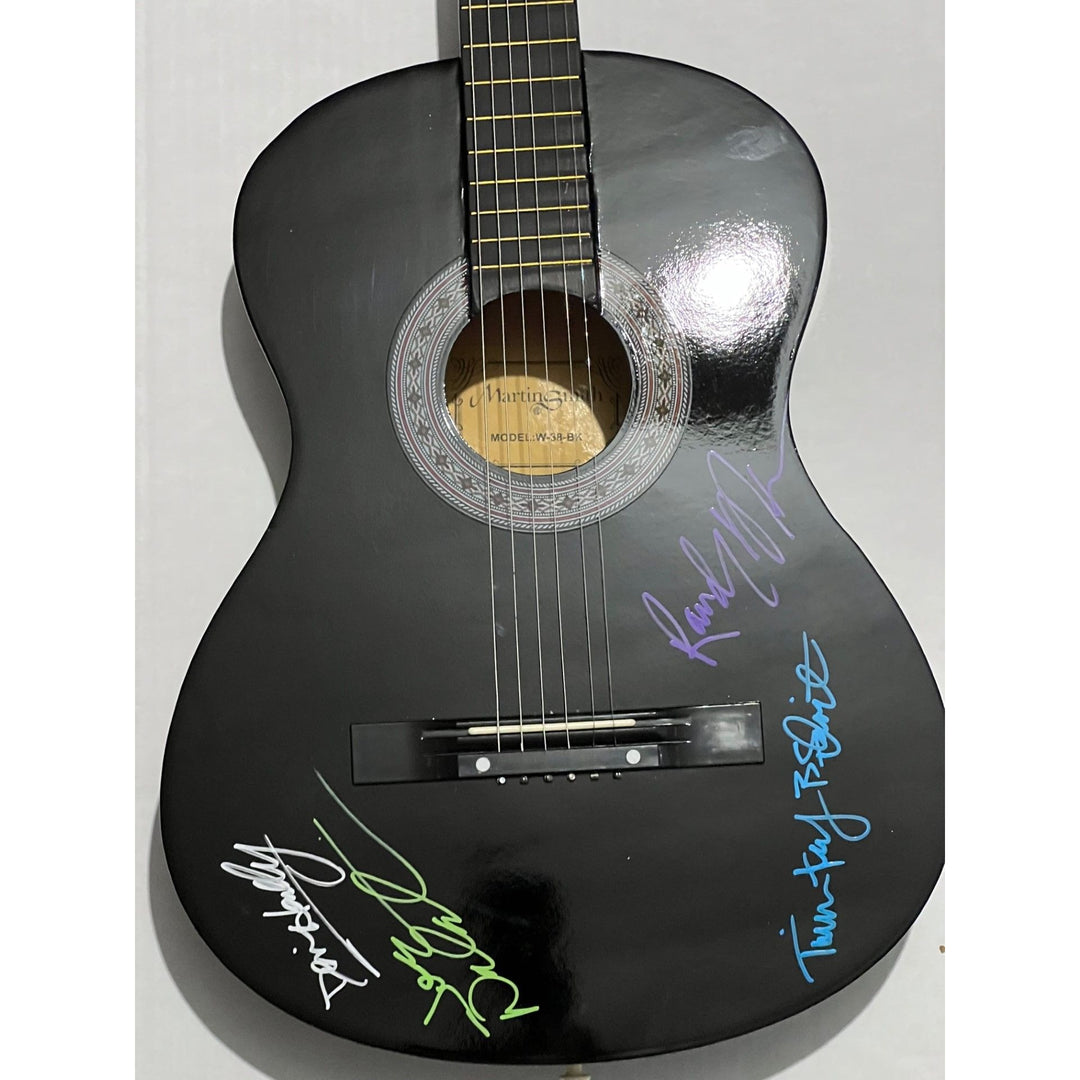 Don Henley Randy Meisner Timothy B. Schmidt Joe Walsh the Eagles 38-in full size acoustic guitar signed with proof