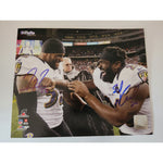 Load image into Gallery viewer, Ray Lewis Ed Reed Baltimore Ravens 8x10 photo signed

