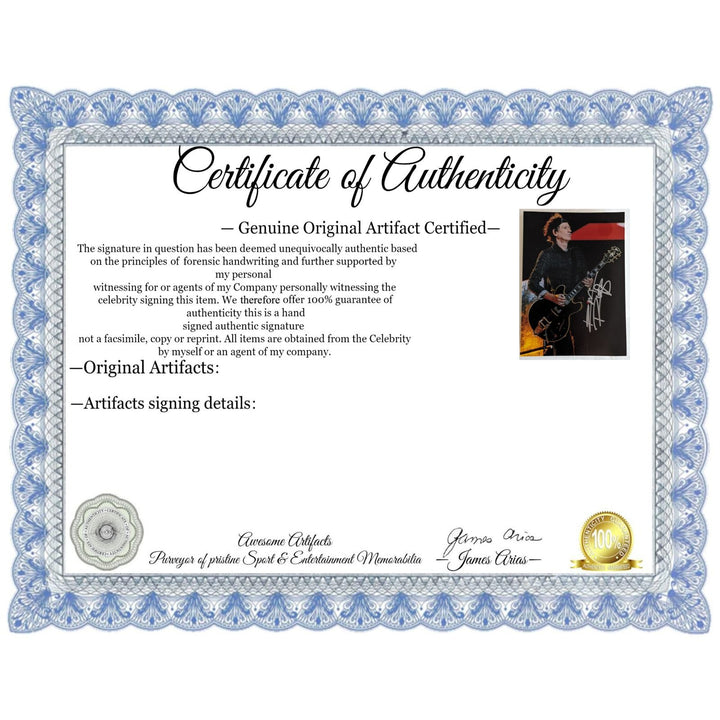 Keith Richards 5x7 photo signed with proof