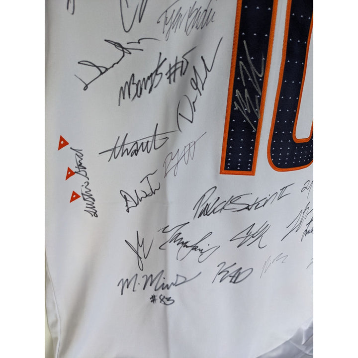 Denver Broncos Bo Nix 2025 team signed game model jersey signed with proof
