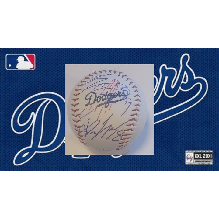 Los Angeles Dodgers Shohei Ohtani Yoshinobu Yamamoto official Rawlings Baseball MLB signed with proof