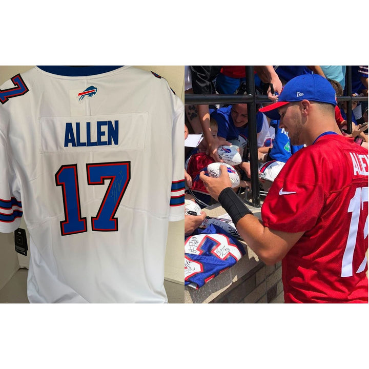 Josh Allen Buffalo Bills Nike game model jersey signed with proof.