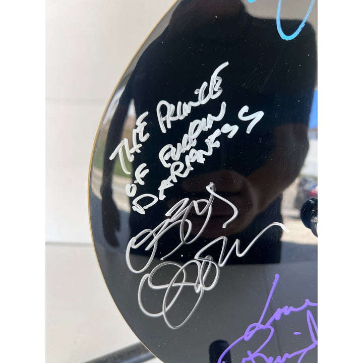 Ozzy Osbourne (with inscription), Ronnie James Dio , Tony Iomi, Geezer Butler, Bill Ward Black Sabath Black les paul full size.