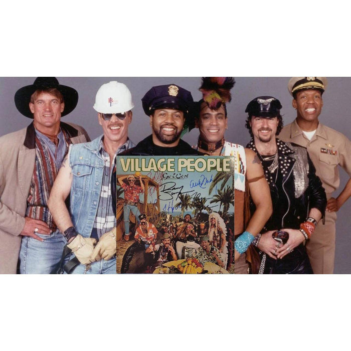 Village People original LP Randy Jones Alex Briley Felipe Rose David Hodo signed