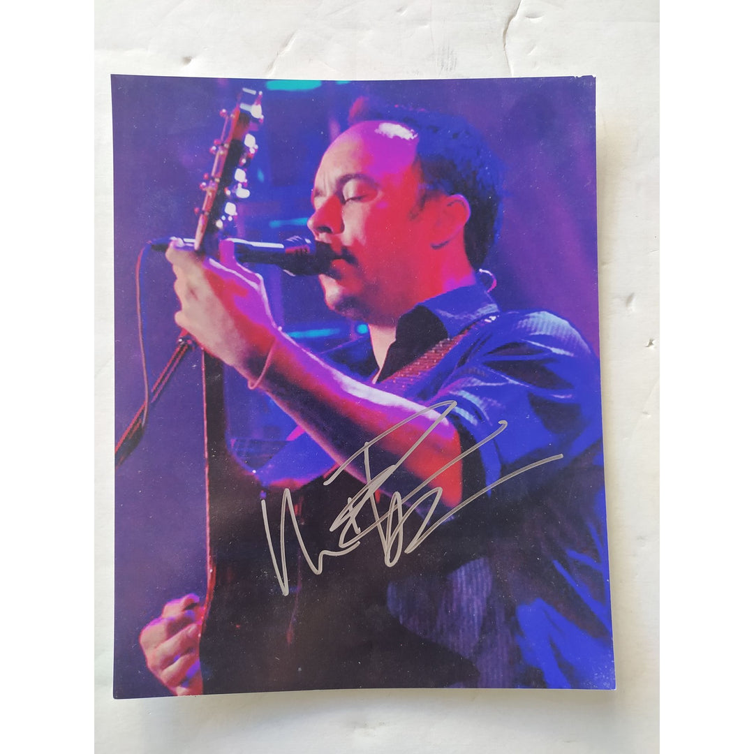 Dave Matthews 8x10 photo signed with proof