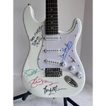 Load image into Gallery viewer, The Eagles Don Henley, Glenn Frey, Timothy B. Schmidt, Joe Walsh, Bernie Leadon Stratocaster electric guitar signed  with proof
