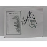 Load image into Gallery viewer, Scotty Sheffler 2022 Master&#39;s champion signed Masters scorecard with proof
