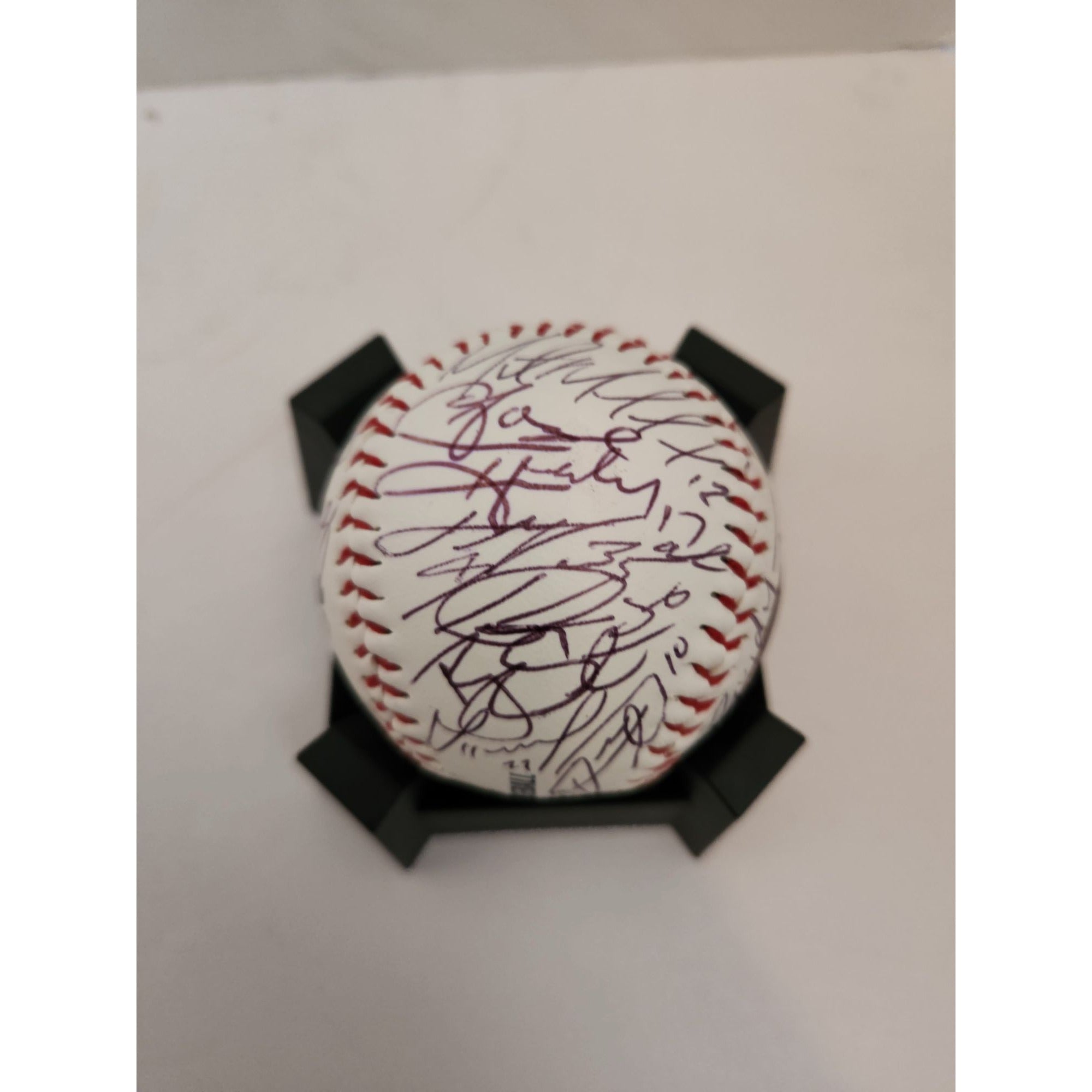 Houston Astros 2022 World Series champions team signed baseball with proof