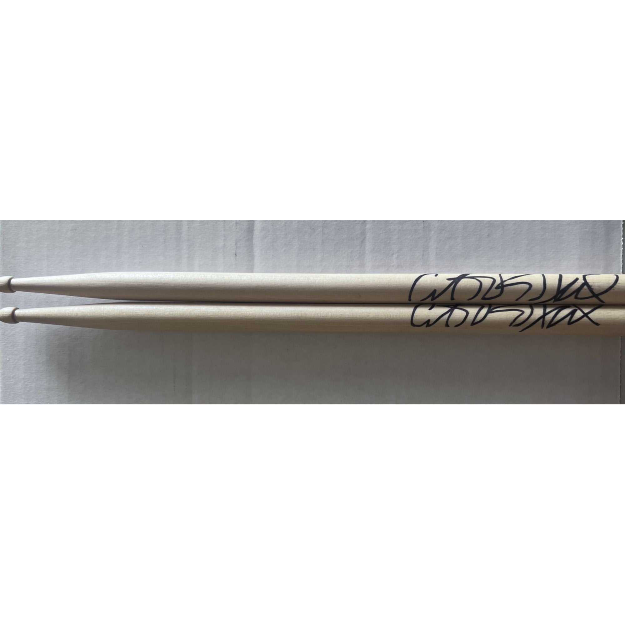 Carter Beauford drummer of the Dave Matthews Band drumsticks (2) signed with proof