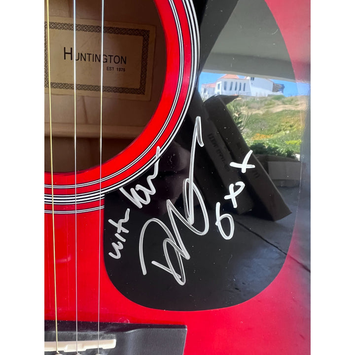 Savage Garden Daniel Jones Dustin Hayes full size acoustic guitar signed with proof