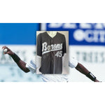Load image into Gallery viewer, Michael Jordan Birmingham Barons signed jersey black with proof
