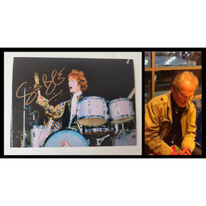 Ginger Baker legendary Cream drummer 5x7 photo signed with proof