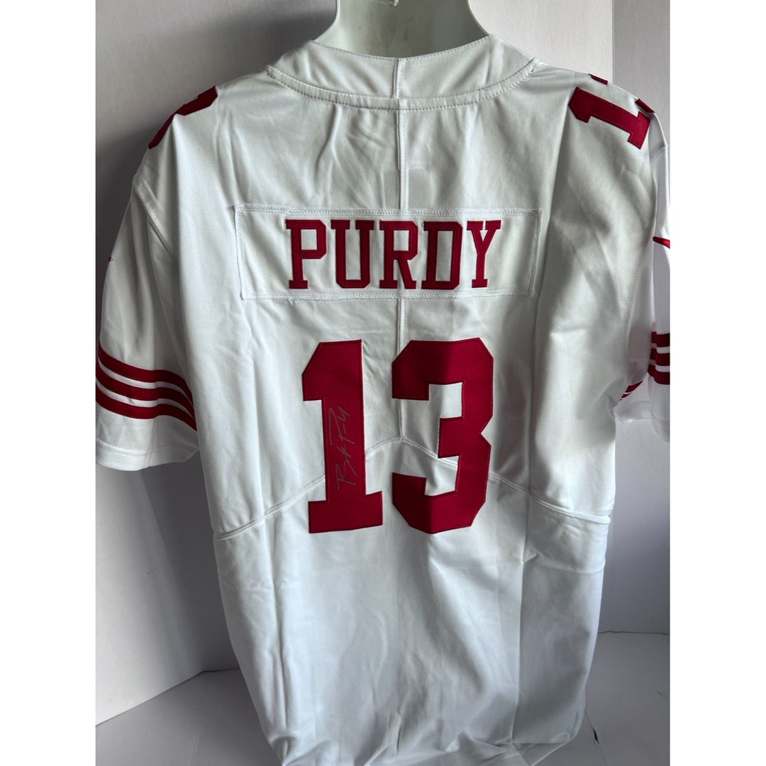 Brock Purdy San Francisco 49ers game model size L Nike jersey signed with proof