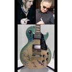 Load image into Gallery viewer, Robert Smith and the Cure Patrick Morrissey and The Smiths Les Paul electric guitar signed with proof
