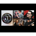 Load image into Gallery viewer, Rammstein Till Lindemann,  Richard Kruspe, Paul Landers,  Oliver Riedel,  Christoph Schneider,  Christian &quot;Flake&quot; Lorenz 14 inch drum head
