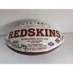 Load image into Gallery viewer, Washington Redskins John Riggins Doug Williams Sam Huff Joe Gibbs Art Monk 22 all-time greats signed football

