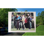 Load image into Gallery viewer, Arnold Palmer Jack Nicklaus Tiger Woods 8x10 photo signed with proof
