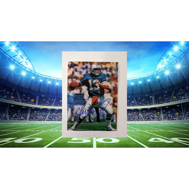 Dan Marino Miami Dolphins 5x7 photograph signed with proof