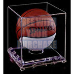 Load image into Gallery viewer, Damian Lillard full size NBA basketball signed with proof with free acrylic display case
