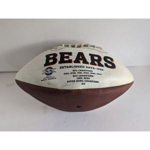 Chicago Bears Dick Butkus Gale Sayers Mike Ditka full size football signed