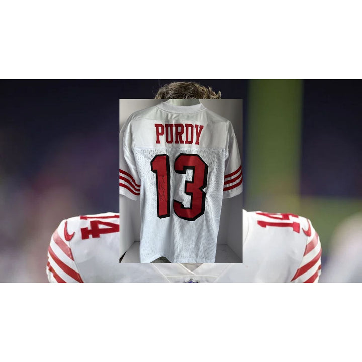 Brock Purdy San Francisco 49ers game model jersey with stitched name and number signed with proof