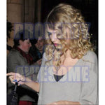 Load image into Gallery viewer, Taylor Swift gold full size microphone side with proof
