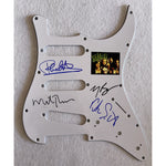 Load image into Gallery viewer, Genesis Phil Collins Peter Gabriel Mike Rutterford electric guitar pick guard signed with proof
