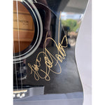 Load image into Gallery viewer, Kenny Rogers and Dolly Parton full size acoustic guitar signed with proof
