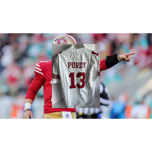 Brock Purdy San Francisco 49ers game model size L Nike jersey signed with proof