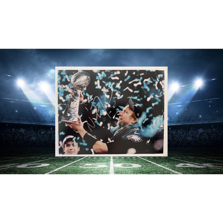 Nick Foles Philadelphia Eagles Super Bowl MVP 8x10 signed with proof