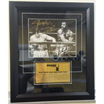 Load image into Gallery viewer, Rocky Sylvester Stallone &amp; Carl Weathers 8x10 photo signed and framed with proof
