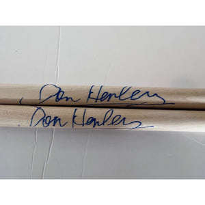 Don Henley The Eagles Drumsticks signed with proof