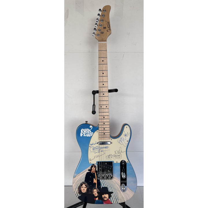 Pink Floyd Roger Waters David Gilmour Richard Wright Nick Mason "One of a Kind" telecaster full size electric guitar signed with proof.