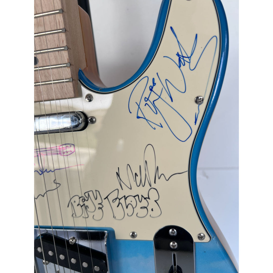 Pink Floyd Roger Waters David Gilmour Richard Wright Nick Mason "One of a Kind" telecaster full size electric guitar signed with proof.