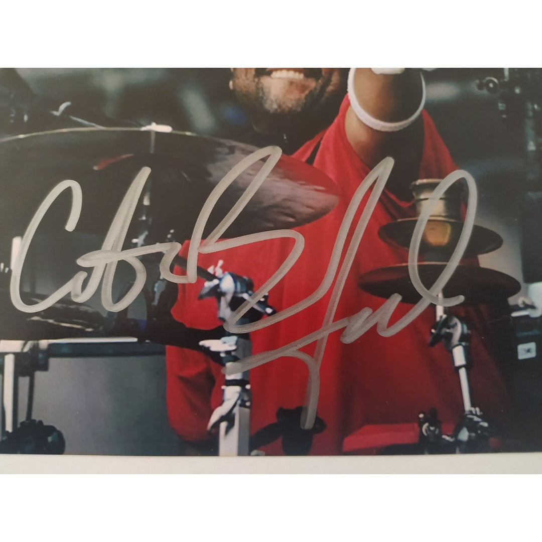 Carter Beauford Dave Mathews Band Drummer 5x7 photo signed with proof