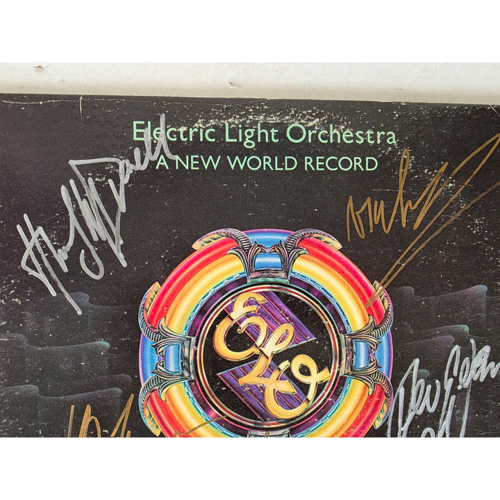 Electric Light Orchestra ''A New World Record'' LP signed with proof.