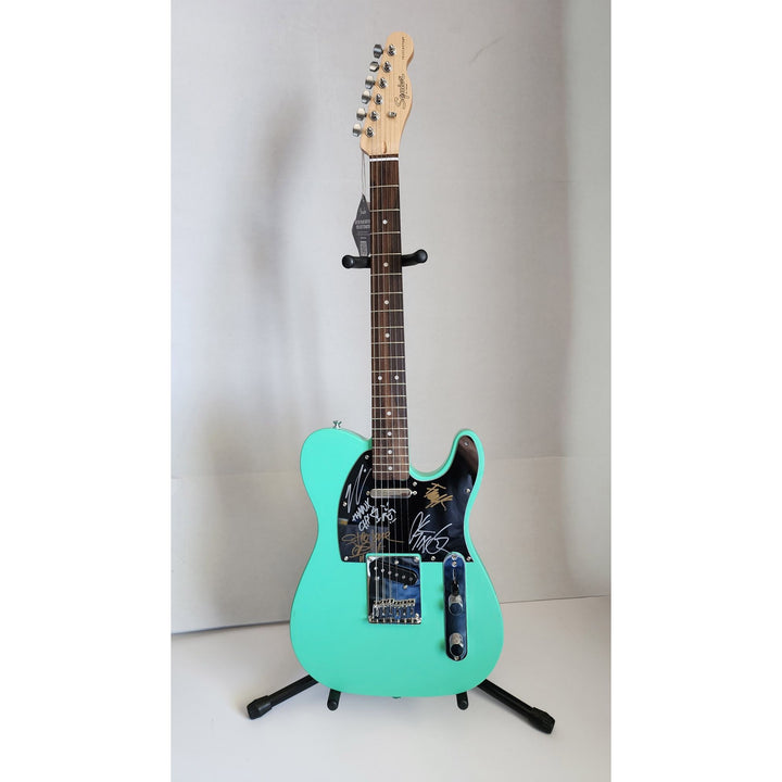 Chi Cheng Chino Moreno Stephen Carpenter Frank Delgado The Deftones  authentic Fender telecaster full size electric guitar signed with proof