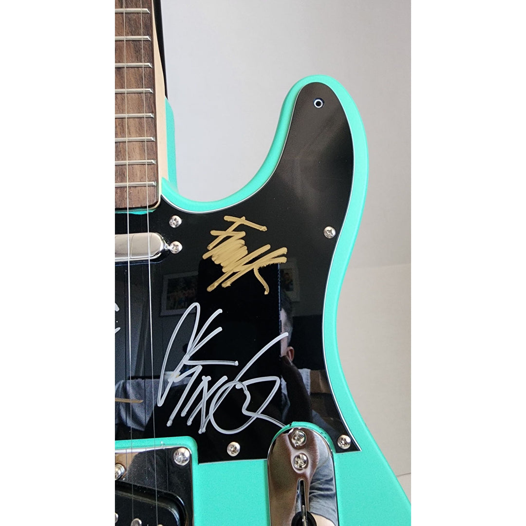 Chi Cheng Chino Moreno Stephen Carpenter Frank Delgado The Deftones  authentic Fender telecaster full size electric guitar signed with proof