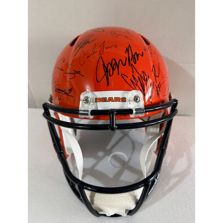 Chicago Bears Riddell 2025 Caleb Williams team signed full size helmet with proof